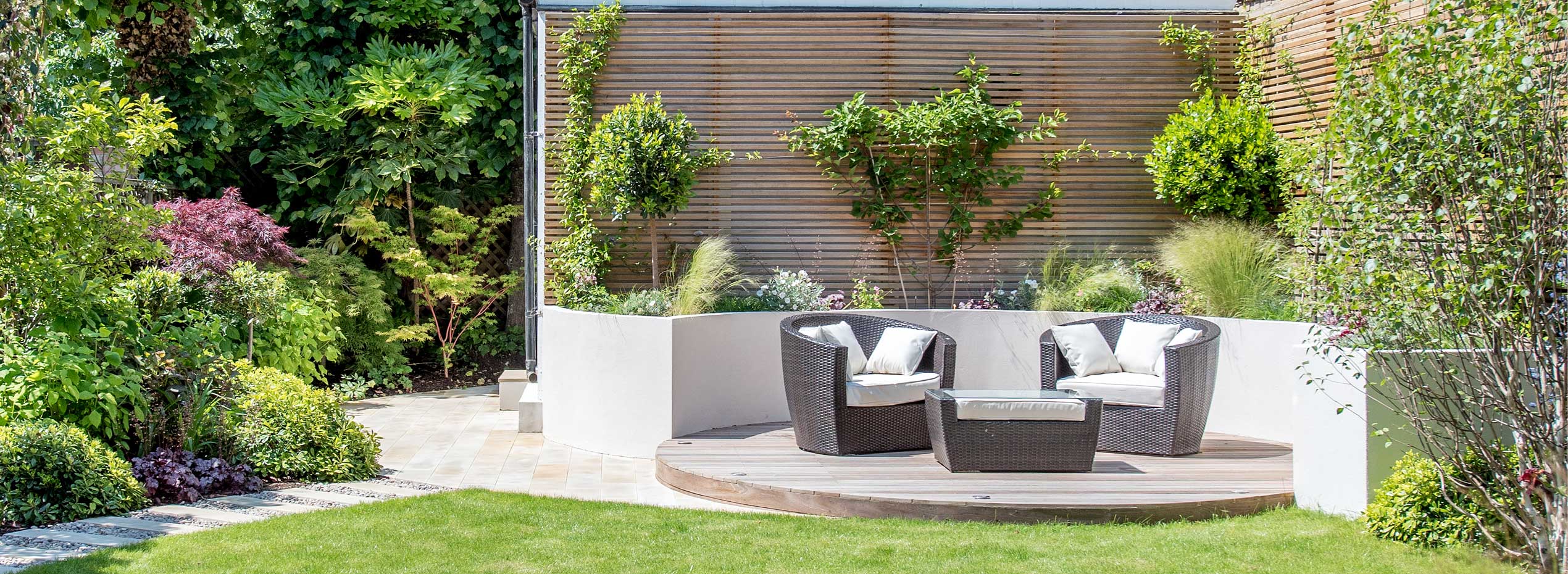 园林设计在韦克斯福德路,伦敦