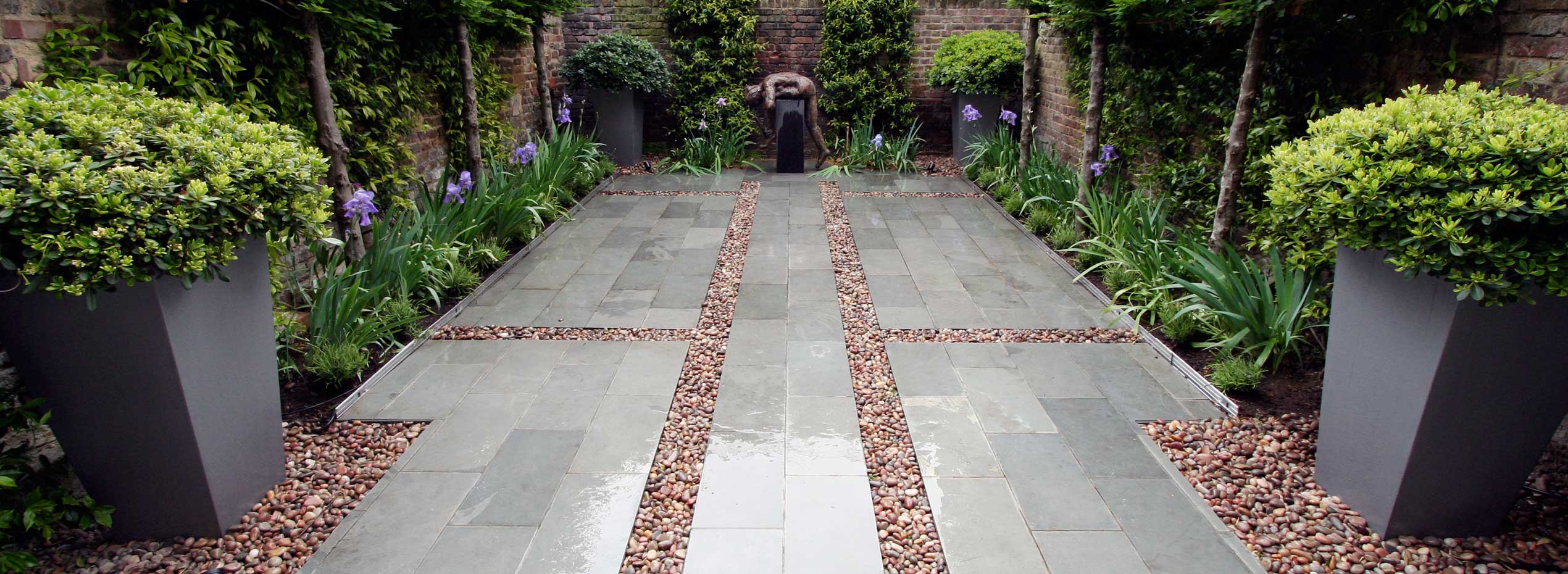 斯卡斯代尔后花园设计别墅,伦敦